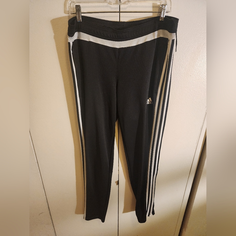 PRELOVED Adidas Women's Black and White Track Jacket & Pants - Picture 5 of 8